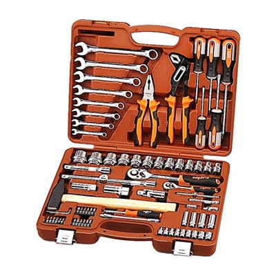 Универсальный набор инструмента 1/2 DR и 1/4 DR с 12-гранными головками 1/2 DR и 77 шт ОМТ77S12 OMBRA купить в Магнитогорске
