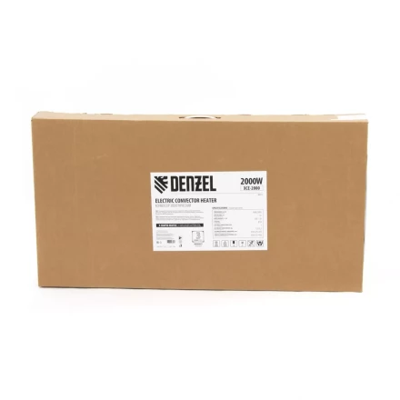 Конвектор электрический XCE-2000, 230 В, 2000 Вт, X-образный нагреватель Denzel 98117 купить в Магнитогорске