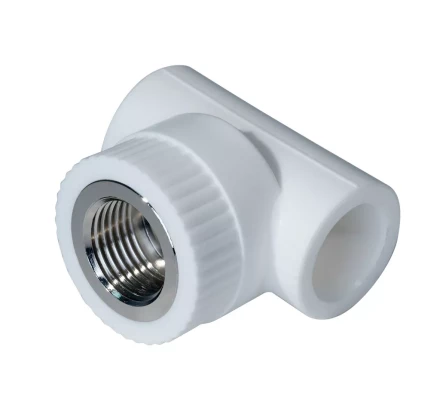 Тройник комб. PP-R ВР 25мм х 3/4 белый (25/75) 45451 купить в Магнитогорске