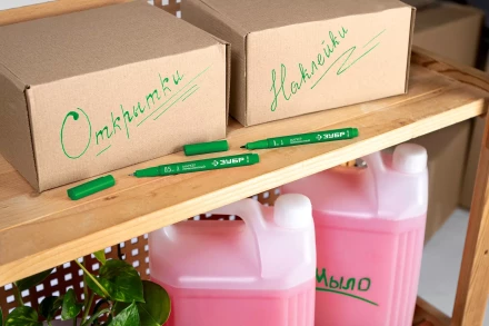 ЗУБР МП-50 зеленый, 0.5 мм перманентный маркер (06321-4) купить в Магнитогорске