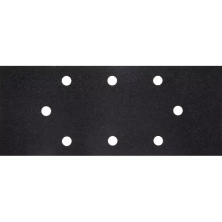 Лист шлиф. универсал. URAGAN &quot;Оптимален для твердых пород дерева&quot; 8 отверстий по линии, для ПШМ, P120, 93х230мм, 50шт 907-22102-120-50 купить в Магнитогорске