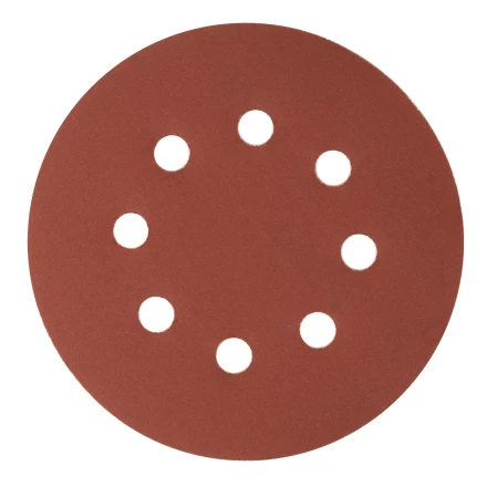 Круг абразивный на ворсовой подложке под &quot;липучку&quot;, перфорированный, P 500, 125 мм, 5 шт Сибртех 738157 купить в Магнитогорске