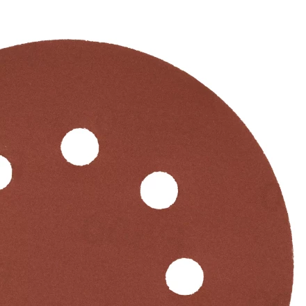 Круг абразивный на ворсовой подложке под &quot;липучку&quot;, перфорированный, P 500, 125 мм, 5 шт Сибртех 738157 купить в Магнитогорске