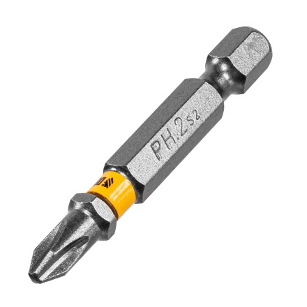 Бита PH2х25, сталь легированная S2, 20 шт., пластиковая коробка, , Е 6,3 Denzel 11681 купить в Магнитогорске