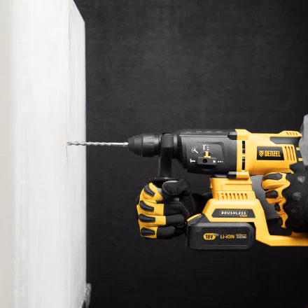 Бур по бетону Denzel, 6 x 160 мм, двойная спираль, три пылеотводящие кромки, 705006 купить в Магнитогорске