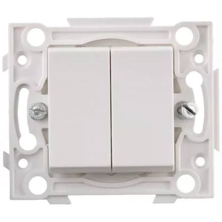 Выключатель СВЕТОЗАР проходной двойной SV-55231-2 купить в Магнитогорске