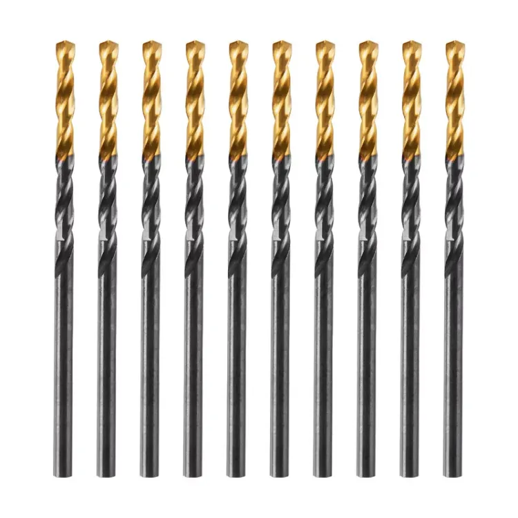 Сверло по металлу, 2,5 мм, HSS-Tin, Golden Tip, 10 шт. Denzel 717204 купить в Магнитогорске