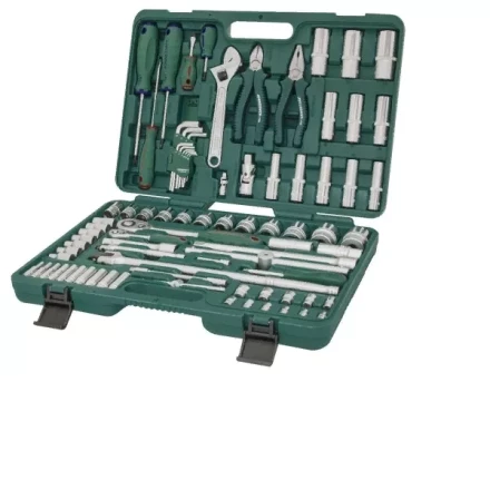 Набор головок торцевых универсальный 1/2&quot;DR 8-32мм  1/4&quot;DR 4-13мм  ключи угловые 1,5-10мм  отвертки   83предмета S04Н52483 S Jonnesway 48507 купить в Магнитогорске