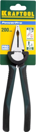 Плоскогубцы KRAFTOOL &quot;PowerPro&quot; комбинированные, CrMo-сталь, покрытие оксидированное с полировкой, 200мм 22001-1-20_z01 купить в Магнитогорске