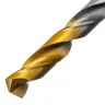 Сверло спиральное по металлу Denzel, 9 х 175 мм, Р6М5, Golden Tip, удлиненное 718262 купить в Магнитогорске