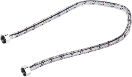 Подводка гибкая ЗУБР для воды, оплетка из нержавеющей стали, г/г 1/2&quot; - 0,6м 51005-G/G-060 купить в Магнитогорске