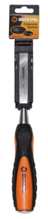 Стамеска-долото 24мм двухкомпонентная усиленная рукоятка CrV Вихрь купить в Магнитогорске