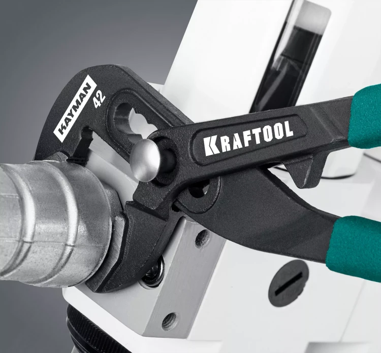 Клещи переставные с быстрой регулировкой KRAFTOOL KAYMAN 22353-18 купить в Магнитогорске