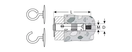 Анкеры облегченные с полукольцом пакет серия Без серии купить в Магнитогорске