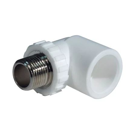 Уголок комб. PP-R НР 25мм х 1/2 белый (50/150) 45382 купить в Магнитогорске