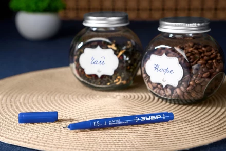 ЗУБР МП-50 синий, 0.5 мм перманентный маркер (06321-7) купить в Магнитогорске