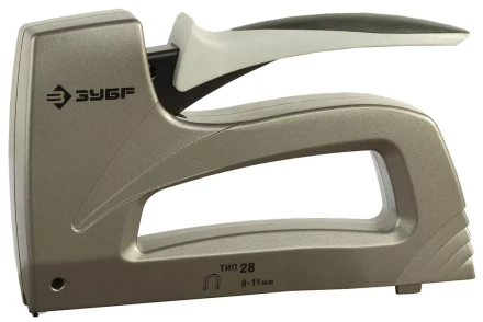 Степлер ЗУБР кабельный цельнометаллический корпус, тип 28, 9-11мм, диаметр кабеля 4,5мм 31579 купить в Магнитогорске