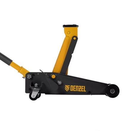 Домкрат гидравлический подкатной 3 т, с фиксатором, быстрый подъем, 135-480 мм, профессиональный Denzel 51138 купить в Магнитогорске