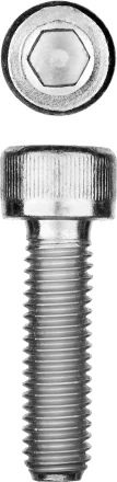 ЗУБР DIN 912, кл. пр. 8.8, М10 х 25 мм, цинк, 5 кг, винт с внутренним шестигранником, Профессионал (30318-10-025) купить в Магнитогорске