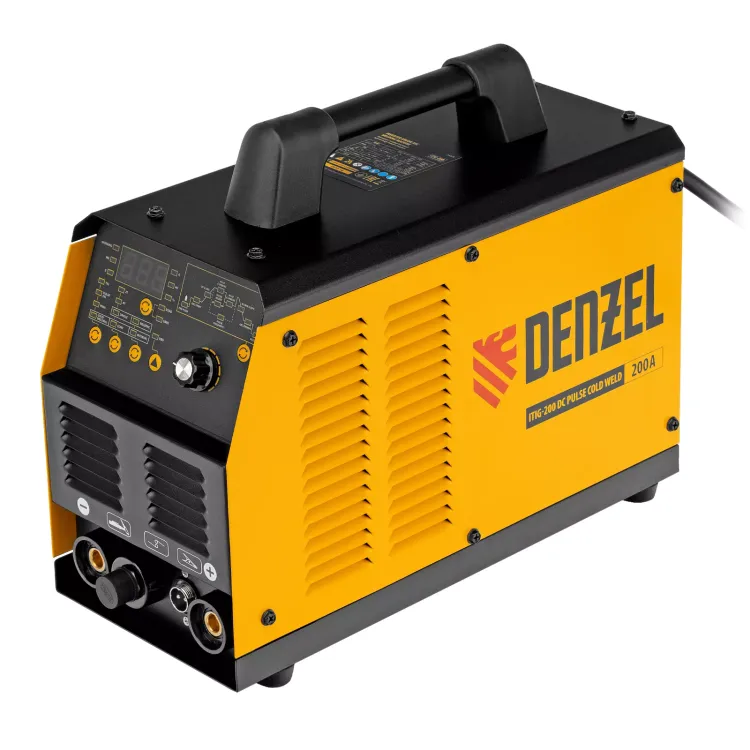 Аппарат инвертор. аргонодуговой сварки ITIG-200 DС Pulse Cold Weld, 200 А, ПВ 60%// Denzel 94329 купить в Магнитогорске