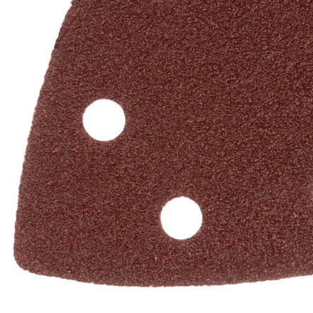 Треугольник абразивный на ворc. подложке под &quot;липучку&quot;, перф., P 80, 150х150х100 мм, 5 шт. Denzel 738597 купить в Магнитогорске