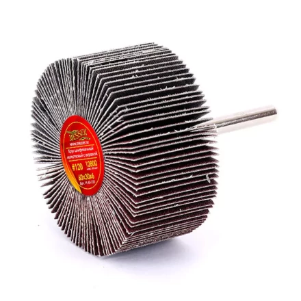 Круг MESSER шлифовальный лепестковый с оправкой (на шпильке) 60х30х6  #120 купить в Магнитогорске