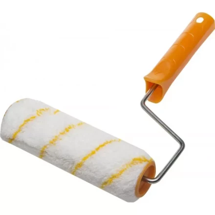 Валик GIRPAINT ПОЛИАКРИЛ малярный в сборе, ворс 10мм, бюгель 6мм, 30х150мм, STAYER Master 0315-15 купить в Магнитогорске