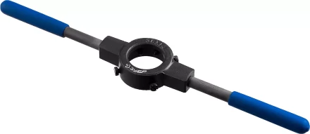 Плашкодержатель ЗУБР &quot;ПРОФЕССИОНАЛ&quot; со стопорными винтами, сталь 45, посадочный диаметр - 38 мм, высота -11 мм, общая длина - 315 мм 28150-38 купить в Магнитогорске