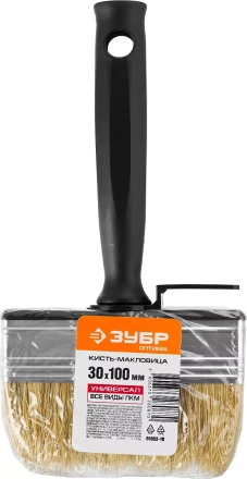 Кисть-макловица ЗУБР &quot;ОПТИМА&quot;, светлая щетина, пластмассовый корпус, 30х100мм 01802-10 купить в Магнитогорске