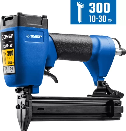 ЗУБР Т300-30 пневматический нейлер для гвоздей 18Ga, тип 300 (10-30 мм), Профессионал (31932) купить в Магнитогорске