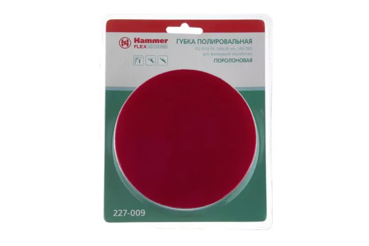 Круг полировальный HAMMER 125 мм (227-009) 1 шт. купить в Магнитогорске