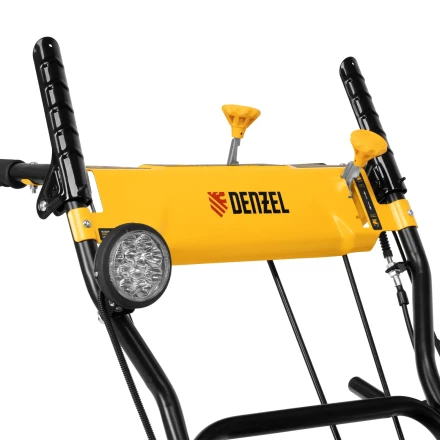 Гибридная снегоуборочная машина с функц. подметания SWB-800, 212 сс, руч. старт, 2 насадки// Denzel 97662 купить в Магнитогорске