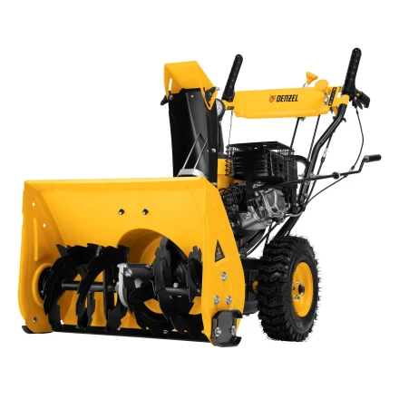 Гибридная снегоуборочная машина с функц. подметания SWB-800, 212 сс, руч. старт, 2 насадки// Denzel 97662 купить в Магнитогорске