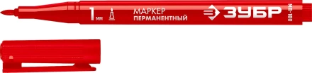 ЗУБР МП-100 красный, 1 мм перманентный маркер (06320-3) купить в Магнитогорске
