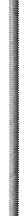 Шпилька ЗУБР резьбовая DIN 975, класс прочности 4.8, оцинкованная,   М14x1000, ТФ0, 1 шт. 4-303350-14-1000 купить в Магнитогорске