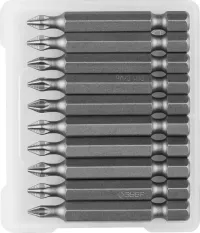 ЗУБР 10 шт, PH1, 50 мм, кованые биты (26001-1-50-10)