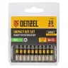 Бита IMPACT, PZ1x25 мм, лазерная обработка шлица, сталь S2, 10 шт., Е 6,3 Denzel 11686 купить в Магнитогорске
