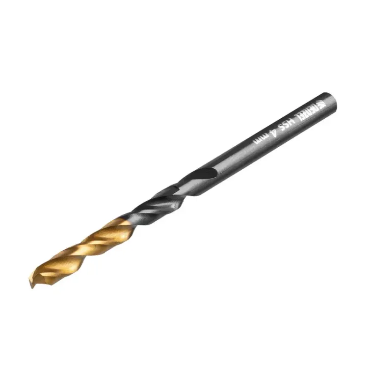 Сверло по металлу, 4 мм, HSS-Tin, Golden Tip, 10 шт. Denzel 717209 купить в Магнитогорске