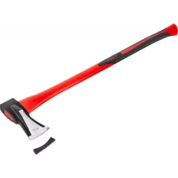 Топор- колун ЗУБР "МАСТЕР" кованый с двухкомпонентной фиберглассовой рукояткой, "ушастый", 2кг/880мм 20616-20