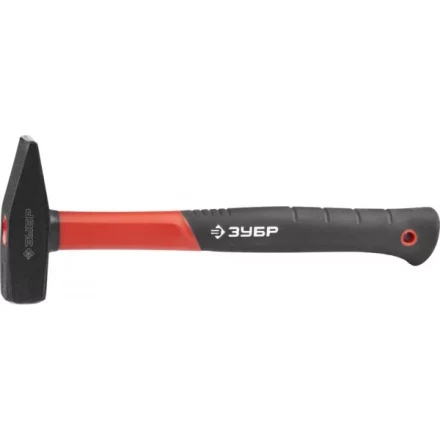 Молоток с фиберглассовой рукояткой, ЗУБР &quot;МАСТЕР&quot; 20020-08, кованый, 800 г 20020-08 купить в Магнитогорске