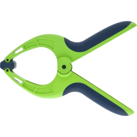 Струбцина клещеобразная 3-3/16 пластиковый корпус двухкомпонентные рукоятки усиленная пружина 82 мм Сибртех 20788 купить в Магнитогорске