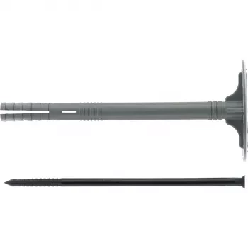 Дюбель &quot;Гриб&quot; для крепления утеплителя, 100 мм.,45 шт./уп. Сибртех 46033 купить в Магнитогорске