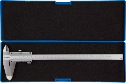 Штангенциркуль ЗУБР &quot;ЭКСПЕРТ&quot;, ШЦ-I-200-0,05,нониусный, сборный корпус, нержавеющая сталь, 200мм,шаг измерения 0,05мм 34512-200 купить в Магнитогорске