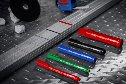 ЗУБР МП-100 синий, 1 мм перманентный маркер (06320-7) купить в Магнитогорске