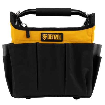 Переноска для инструмента, 260х240х300 мм, 22 кармана, наплечный ремень// Denzel 90294 купить в Магнитогорске