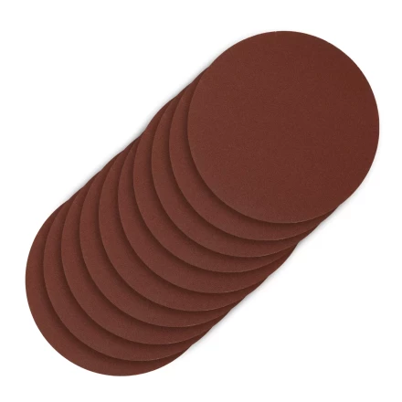 Круг абразивный на ворсовой подложке под &quot;липучку&quot;, P 500, 125 мм, 10 шт Сибртех 738757 купить в Магнитогорске