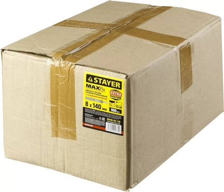 Дюбель-гвоздь полипропиленовый, потайный бортик, 8 x 140 мм, 500 шт, STAYER Master 30640-08-140 30640-08-140 купить в Магнитогорске