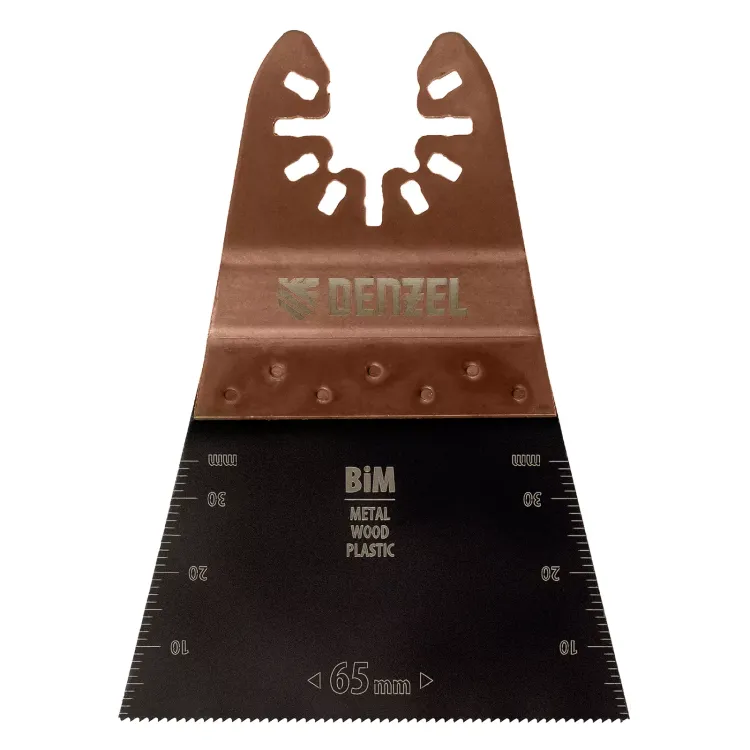 Насадка для МФИ режущая прямая, BiM, по металлу и дереву, 65 x 1.2 мм, мелкий зуб Denzel 782303 купить в Магнитогорске