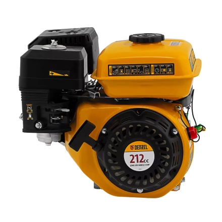 Двигатель бензиновый Denzel RX-17S, 7 л.с., 212 см3, горизонтальный вал шлиц 25 мм 95102 купить в Магнитогорске