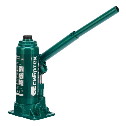 Домкрат гидравлический бутылочный Сибртех 50802, 4 т, 180-320 мм купить в Магнитогорске